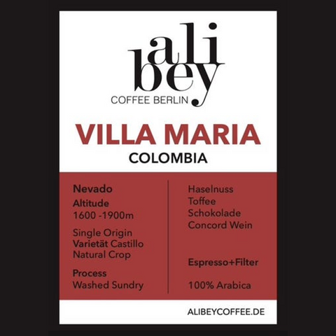 Alibey Coffee Berlin - Colombia Villa Maria