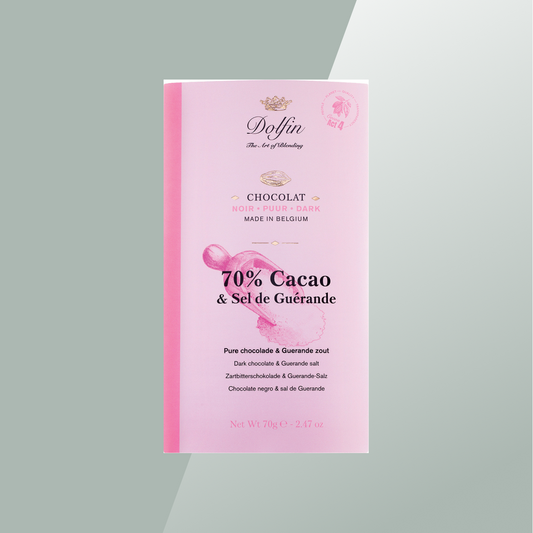 Dolfin - Zartbitterschokolade | 70% Sel de Guérande